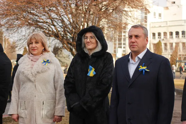 Прапори та сотні людей: як у Луцьку святкували День єднання (фото, відео)