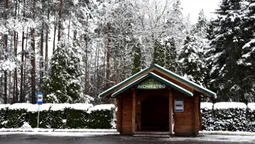 Маневицькі лісівники встановлюють екозупинки (фото)