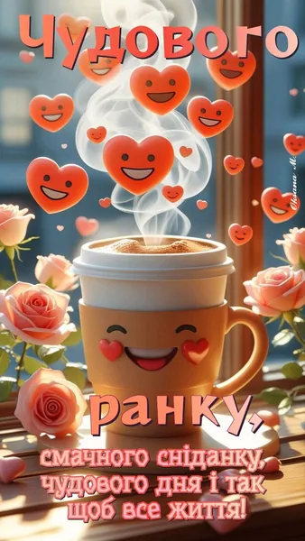 ☕️Добрий ранок: милі картинки та побажання для вас і ваших рідних