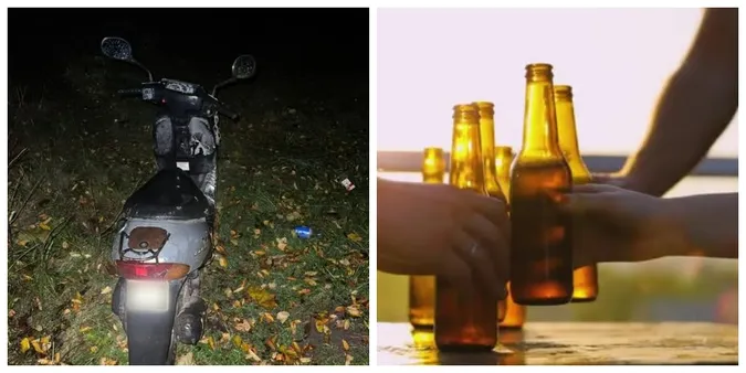 Не хотів дмухати у драгер: на Волині спинили п'яного порушника на скутері