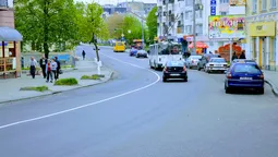 У Луцьку "нахімічили" з дорожньою розміткою (фото)