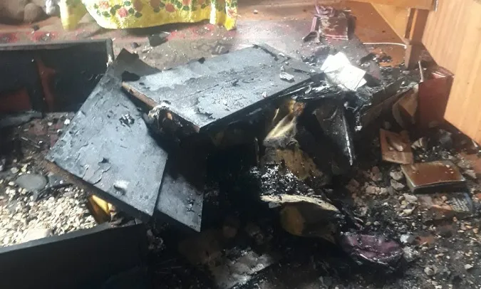 У волинському селі горів житловий будинок (фото)