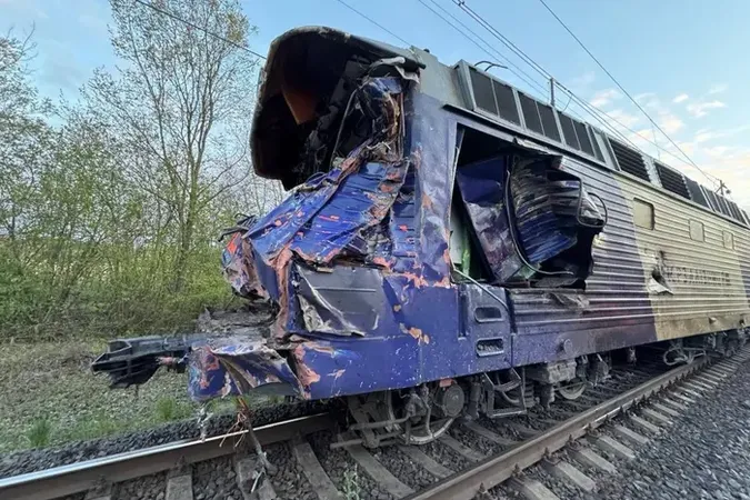Трагедія на Львівщині: потяг Київ–Ужгород зійшов з рейок, загинули машиніст та водій автокрана(фото)