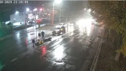 Водій «ніссана» не пропустив мотоцикліста: показали момент аварії в Луцьку (відео)