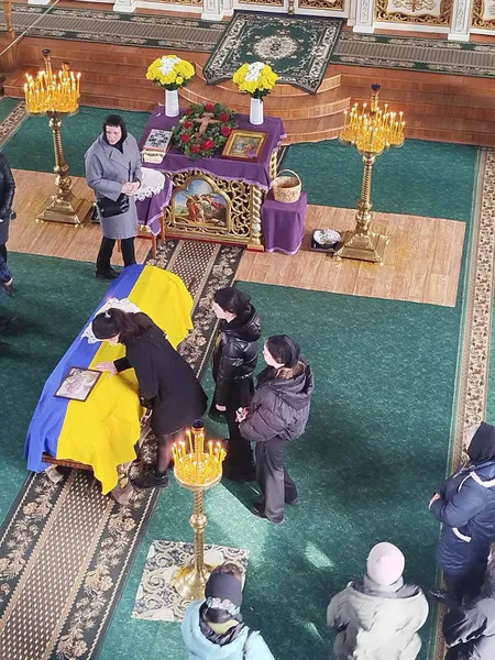 У Луцькому районі попрощалися із загиблим воїном Андрієм Драганчуком (фото)
