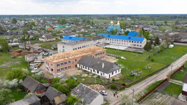 На Волині у селі будують нову школу за 21 мільйон гривень (фото)