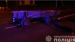На Волині позашляховик в'їхав у кінну підводу: є постраждалі (фото)