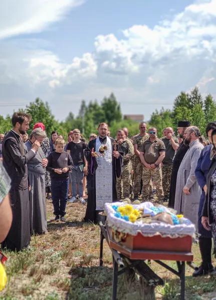 Поранили у Бахмуті: попрощалися з загиблим волинським воїном Сергієм Занюком (фото)