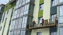 У Ковелі завершують будівництво багатоповерхівки для переселенців (фото)