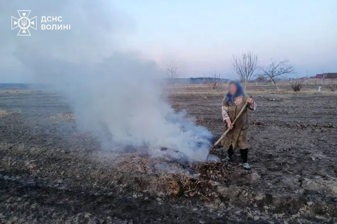 Волинь палає: за день трапилися десятки пожеж сухостою (фото)