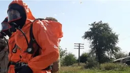 Волинські рятувальники відпрацювали дії при хімічній загрозі (фото)