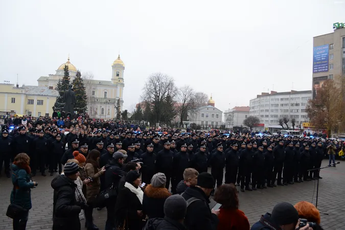 Патрульні поліцейські Луцька присягнули на вірність