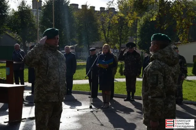 Як у Луцьку прикордонники святкують день Захисника України (фото)