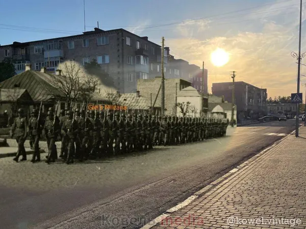 Як у Ковелі нацисти парад проводили (фото)