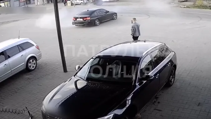 У Ковелі 19-річний «шумахер» на BMW дрифтував посеред вулиці (відео)