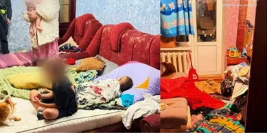 Бруд, крики дітей і п'яна мати на підлозі: у Ковелі поліція жахнулася умовами місцевого сімейства