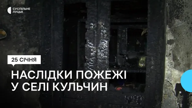 Назвали ймовірну причину пожежі в селі під Луцьком, де загинуло двоє чоловіків (фото, відео)