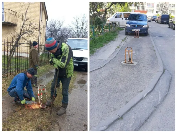 Муніципали демонтують обмежувачі руху, які лучани встановлювали самовільно (фото)