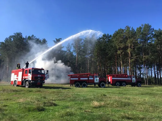 У ратнівському лісі гасили «пожежу» (фото)