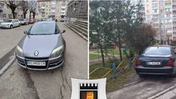 У Луцьку штрафують водіїв, які тулять автомобілі на тротуари (фото)