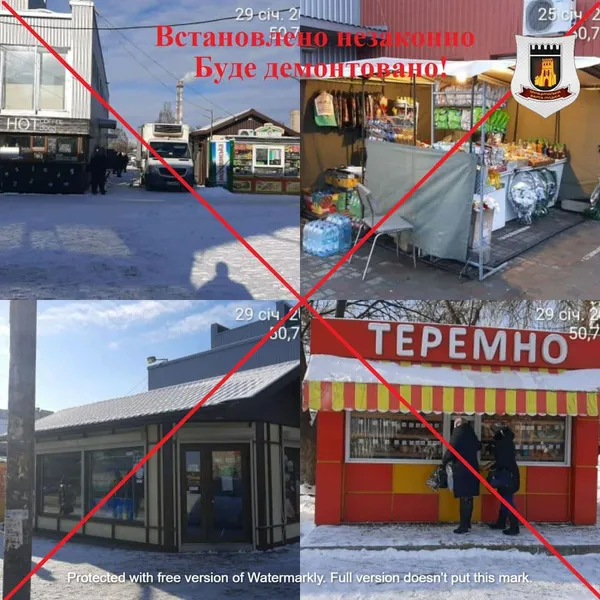 На луцькій автостанції знесуть усі незаконні кіоски (фото)