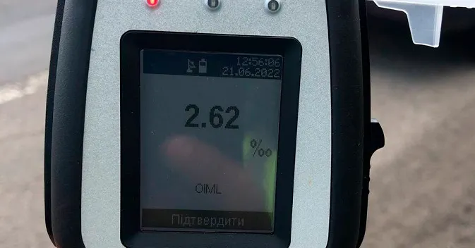 Під Луцьком п'яний «шумахер» вдвічі перевищив ліміт швидкості