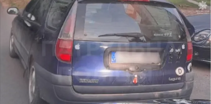 У Луцьку зловили п'яного на Renault з «євробляхами» (відео)