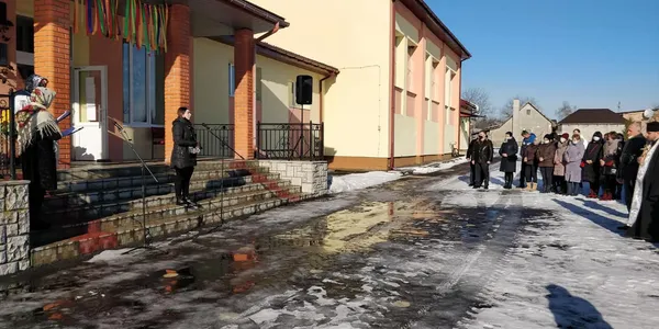 У селі Лище відкрили меморіальну дошку пам'яті Миколи Сорочука
