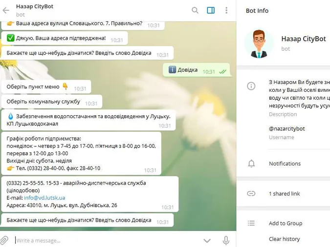 Скільки Луцьк заплатить за використання сіті-бота Назара