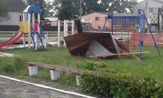 Власникам закладів на Світязі, де вирував буревій, порадили знести аварійні дерева (фото)
