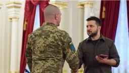Командир волинської 14-ї ОМБр отримав «Хрест бойових заслуг» від Зеленського (фото, відео)