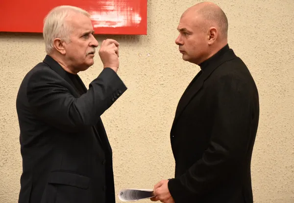 ...ну і мудрий та досвідчений управлінець Святослав Кравчук з головою Волиньради Ігорем Палицею