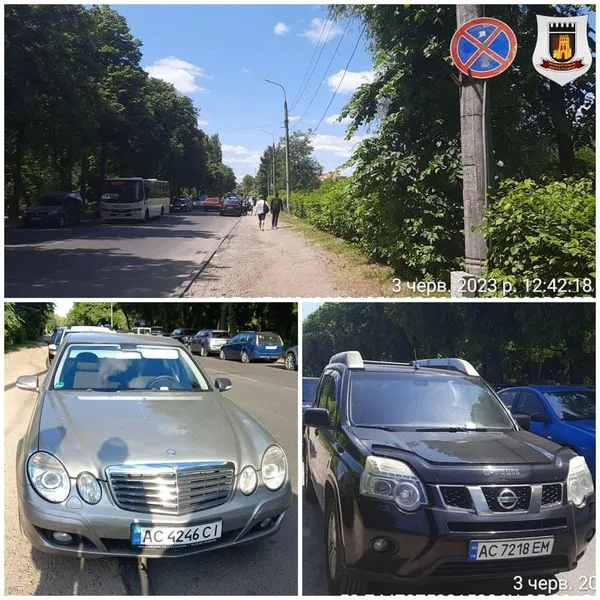 Є знак: у Луцьку взялися за паркохамів на Глушець (фото)