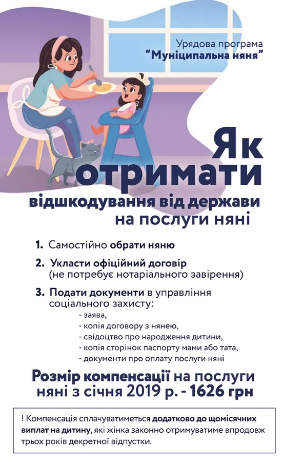 «Муніципальна няня»: чому це вигідно і як працює