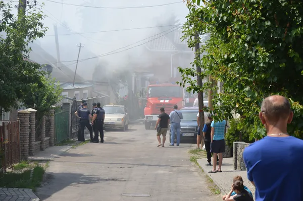 Біля Старого ринку горів житловий будинок (фото)