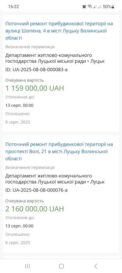 У Луцьку «немає грошей» на ЗСУ та освіту, але є на ремонти тротуарів (фото)