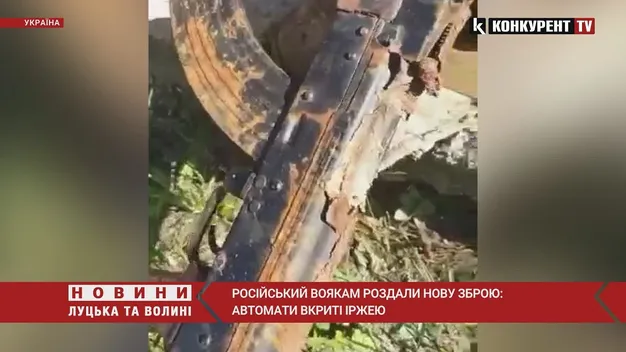 Автомати вкриті іржею: рашистам роздали «нову» зброю (відео)