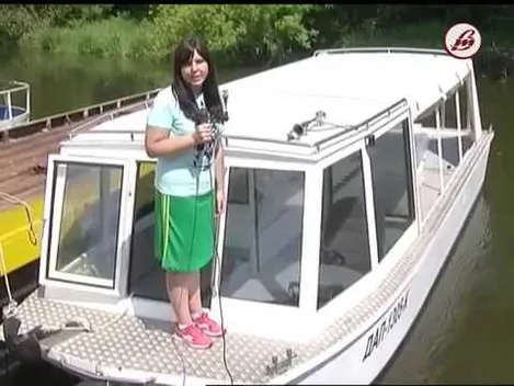 Річкою Стир у Луцьку пустили катер (відео)