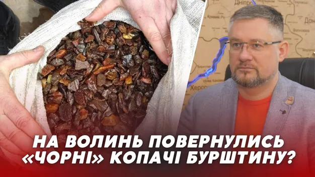 «Чорні» копачі бурштину «засвітилися» на Рівненщині: чи є подібне на Волині (відео)