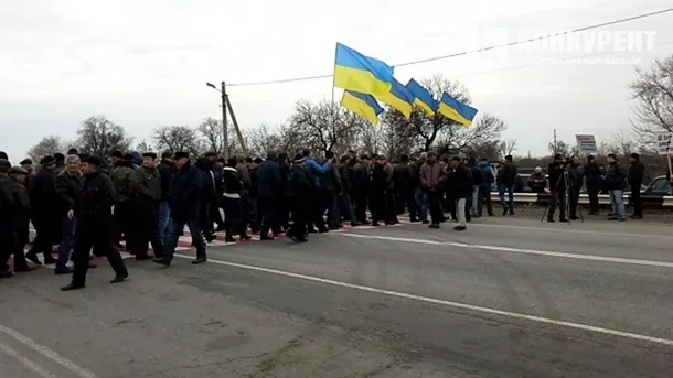 У Запорізькій області аграрії блокують трасу М-18 Харків-Сімферополь