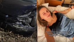 Відома луцька блогерка потрапила в аварію (відео)