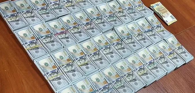 Українець намагався вивезти за кордон майже пів мільйона доларів готівкою (фото)