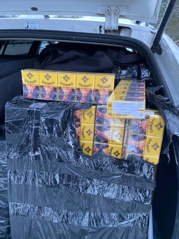 Волинянина зловили з 5000 пачок сигарет, які він віз до ЄС (фото)
