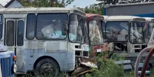 «Стоять ще з 2015 року»: у Володимирі помітили «кладовище» старих міських автобусів (фото)