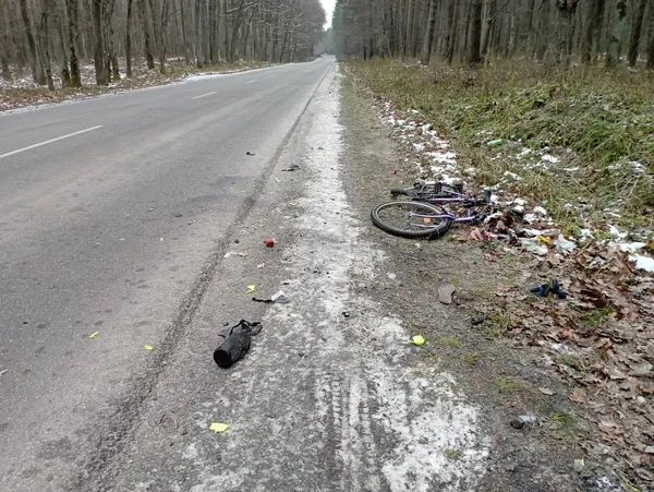 Велосипедист помер у лікарні: поліція шукає свідків ДТП поблизу села Борохів (фото, відео)
