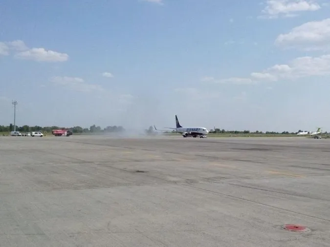 Ryanair виконав перший рейс до України (фото)