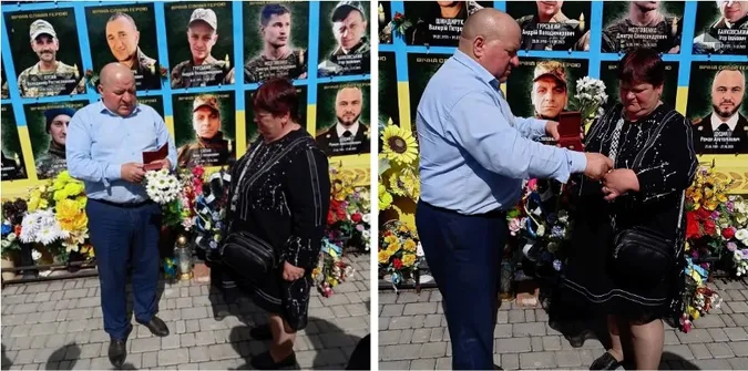 Мамі загиблого Героя з Волині вручили його посмертну нагороду (фото)