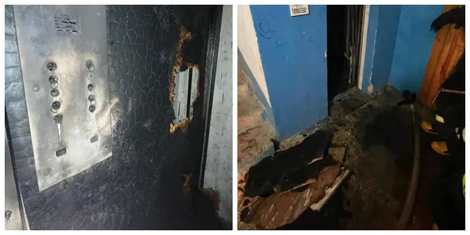 У Луцьку загорівся ліфт у 9-поверхівці: рятувальники евакуювали шістьох людей (фото, відео)