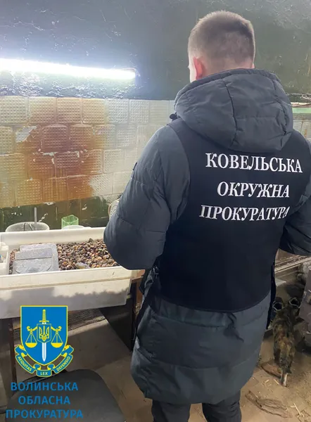 На Волині викрили підпільний цех з обробки бурштину (фото)