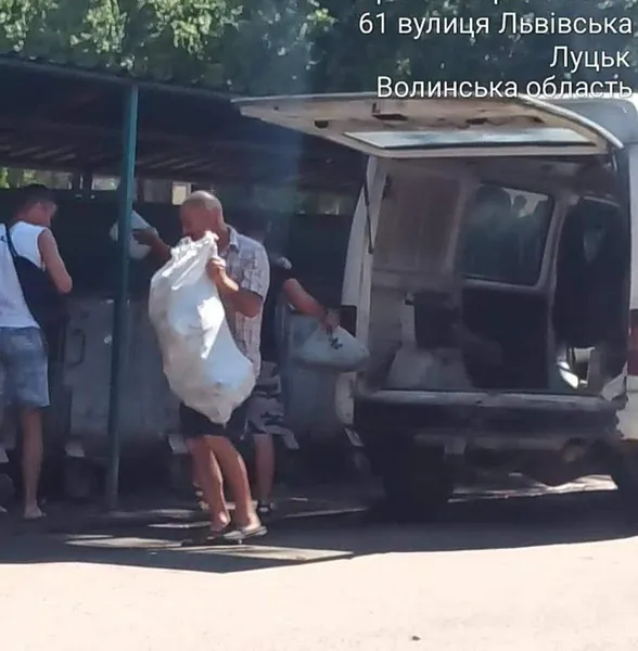 У Луцьку покарали чоловіка, який підкинув будівельне сміття на Львівській (фото)